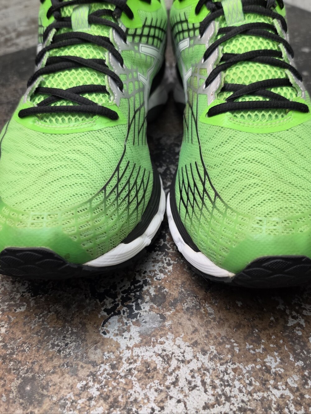 Mens Asics Gel Nimbus 17 Running Shoes Sz 13 4E Wide T509N Green Athletic - Picture 4 of 11